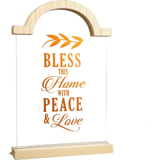 Home 9" Self-Standing Plaque