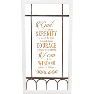 Serenity Prayer 14.5" x 27.5" Wall Plaque