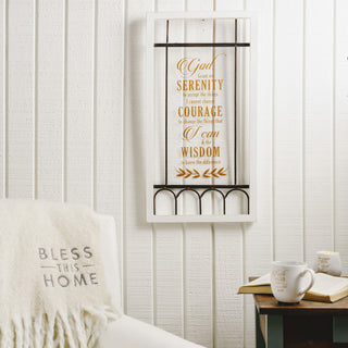 Serenity Prayer 14.5" x 27.5" Wall Plaque