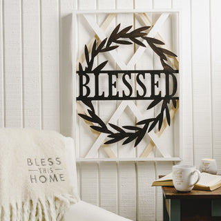 Blessed 22.5" x 31.5" Wall Plaque