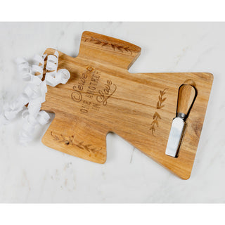 Serve 12" Acacia Cheese/Bread Board Set