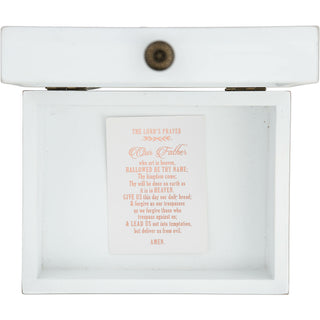 The Lord 6.5" x 5" Prayer Box with Photo Frame
(Holds 2.25" x 3.25" Photo)