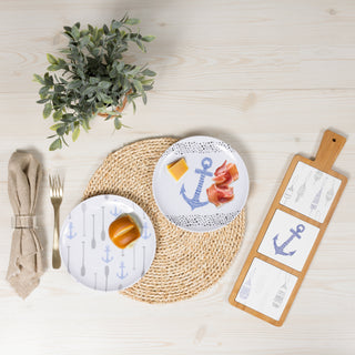 Lake 8" Melamine Appetizer Plates (Set of 2)