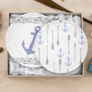 Lake 8" Melamine Appetizer Plates (Set of 2)