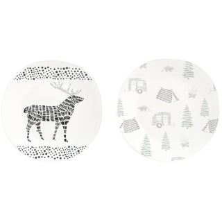 Camp 8" Melamine Appetizer Plates (Set of 2)