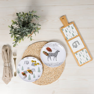 Camp 8" Melamine Appetizer Plates (Set of 2)