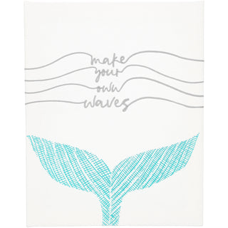 Make Waves 12" x 15" Embroidered Plaque