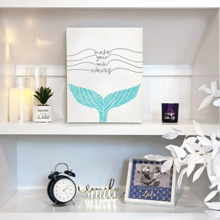 Make Waves 12" x 15" Embroidered Plaque