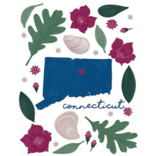 Connecticut 4" Coaster