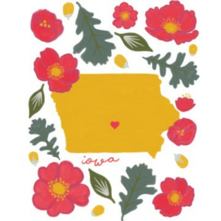 Iowa 4" Coaster