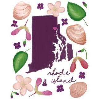 Rhode Island 4" Coaster