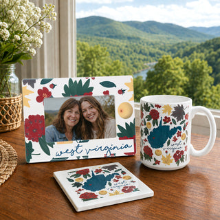 West Virginia 4" Coaster