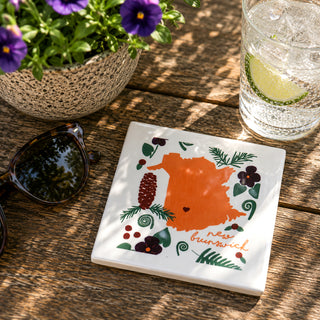 New Brunswick 4" Coaster