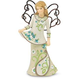 Beauty 5.5" Angel Holding Flowers