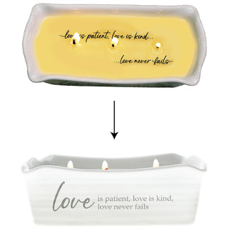 Love 12 oz - 100% Soy Wax Reveal Triple Wick Candle
Scent: Tranquility