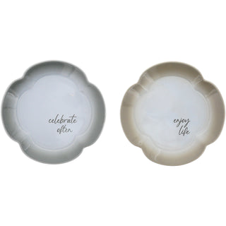 Celebrate & Enjoy 6.5" Appetizer Plates (Set of 2)