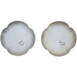 Live & Eat 6.5" Appetizer Plates (Set of 2)