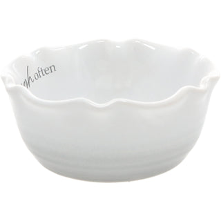 Eat well 4.5" Ceramic Bowl with Bamboo Spoon