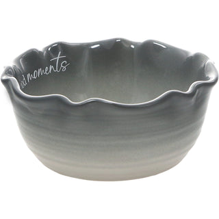 Enjoy Moments 4.5" Ceramic Bowl with Bamboo Spoon