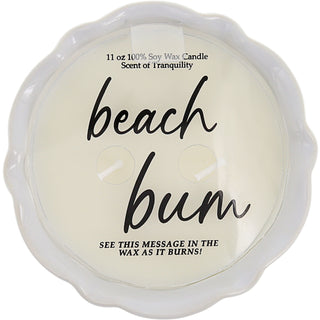 Beach Days 11 oz - 100% Soy Wax Reveal Candle
Scent: Tranquility