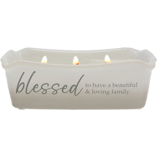 Blessed 12 oz - 100% Soy Wax Reveal Triple Wick Candle Scent: Tranquility