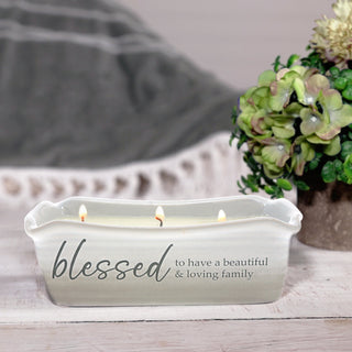 Blessed 12 oz - 100% Soy Wax Reveal Triple Wick Candle
Scent: Tranquility