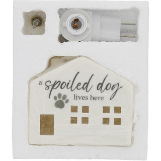 Spoiled Dog 3.5" Ceramic Night Light