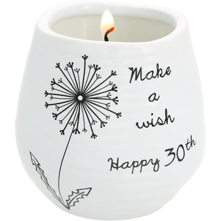 Happy 30th 8 oz - 100% Soy Wax Candle
Scent: Serenity