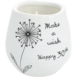 Happy 30th 8 oz - 100% Soy Wax Candle
Scent: Serenity