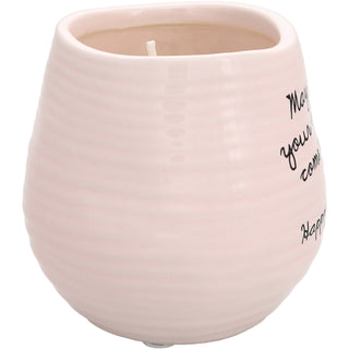 Happy 60th 8 oz - 100% Soy Wax Candle Scent: Serenity