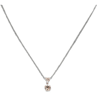 Friend
Light Champagne 16.5"-18.5" White Gold Plated Necklace with Cubic Zirconia Stones