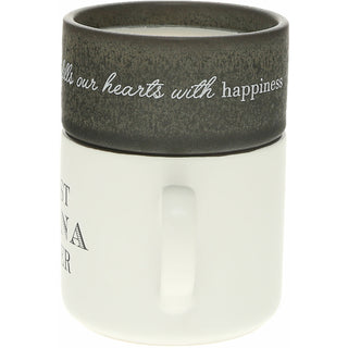 Nana Stacking Mug and Candle Set
100% Soy Wax Scent: Tranquility