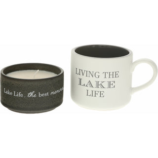 Lake Stacking Mug and Candle Set
100% Soy Wax Scent: Tranquility