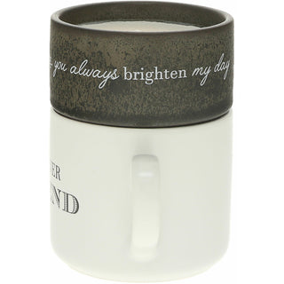 Friend Stacking Mug and Candle Set
100% Soy Wax Scent: Tranquility