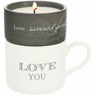 Love Stacking Mug and Candle Set
100% Soy Wax Scent: Tranquility