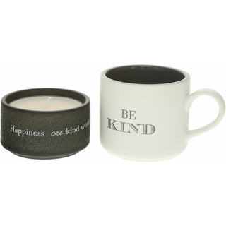 Kind Stacking Mug and Candle Set
100% Soy Wax Scent: Tranquility