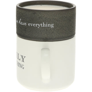 Family Stacking Mug and Candle Set
100% Soy Wax Scent: Tranquility