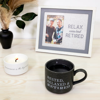 Retirement Stacking Mug and Candle Set
100% Soy Wax Scent: Tranquility