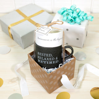 Retirement Stacking Mug and Candle Set
100% Soy Wax Scent: Tranquility