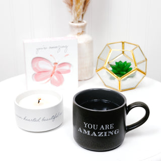 Amazing Stacking Mug and Candle Set
100% Soy Wax Scent: Tranquility