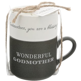 Godmother Stacking Mug and Candle Set
100% Soy Wax Scent: Tranquility