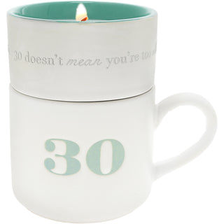 30 Stacking Mug and Candle Set
100% Soy Wax Scent: Tranquility