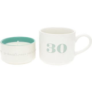 30 Stacking Mug and Candle Set
100% Soy Wax Scent: Tranquility