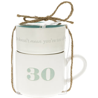 30 Stacking Mug and Candle Set
100% Soy Wax Scent: Tranquility