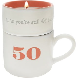 50 Stacking Mug and Candle Set
100% Soy Wax Scent: Tranquility