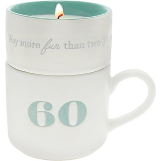 60 Stacking Mug and Candle Set
100% Soy Wax Scent: Tranquility