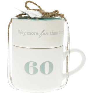 60 Stacking Mug and Candle Set
100% Soy Wax Scent: Tranquility