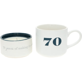 70 Stacking Mug and Candle Set
100% Soy Wax Scent: Tranquility