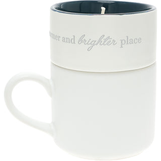 70 Stacking Mug and Candle Set
100% Soy Wax Scent: Tranquility