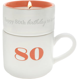 80 Stacking Mug and Candle Set
100% Soy Wax Scent: Tranquility